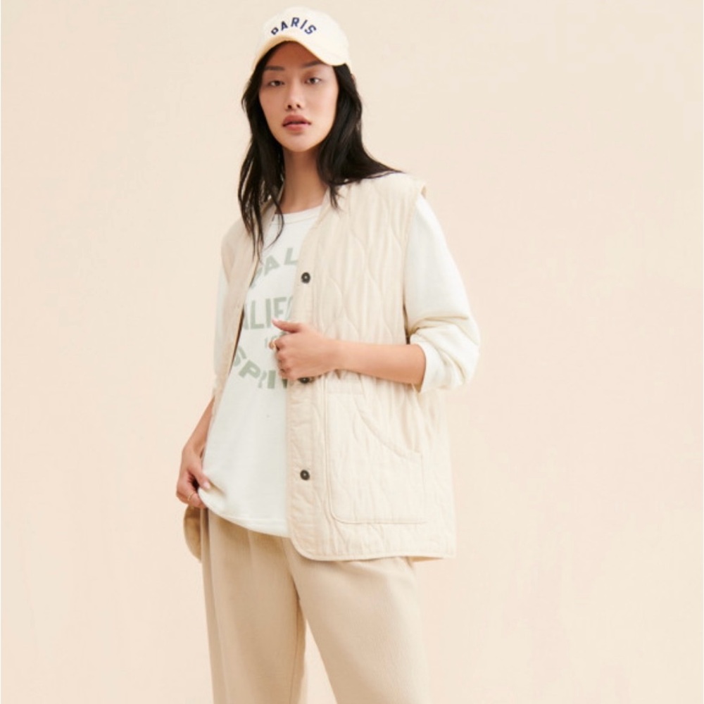 Free People Billy quilted vest